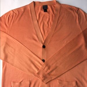 H&M Silk and Cotton Blend Cardigan Sweater